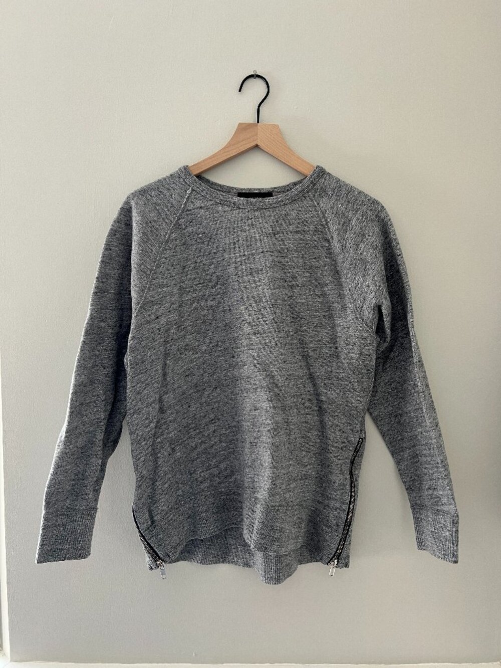 J. Crew Zip Tunic Pullover Sweatshirt Sweater